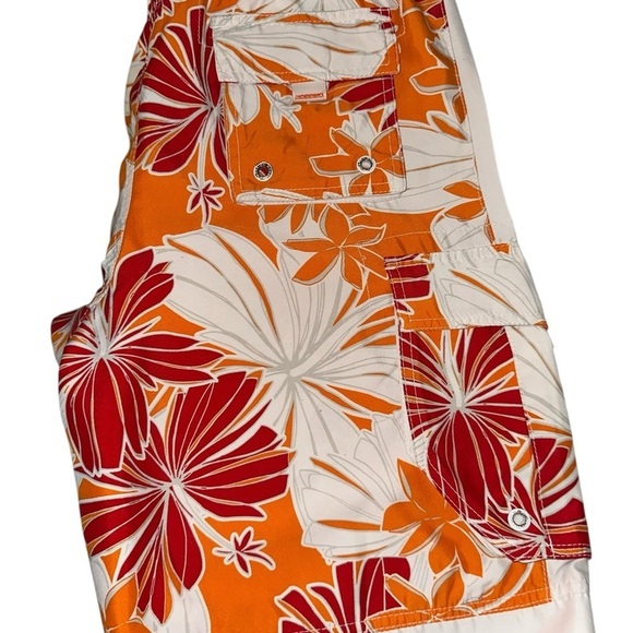 Mossimo Men’s Vintage Tropical Floral Cargo Board Shorts - Size S - Picture 2 of 10